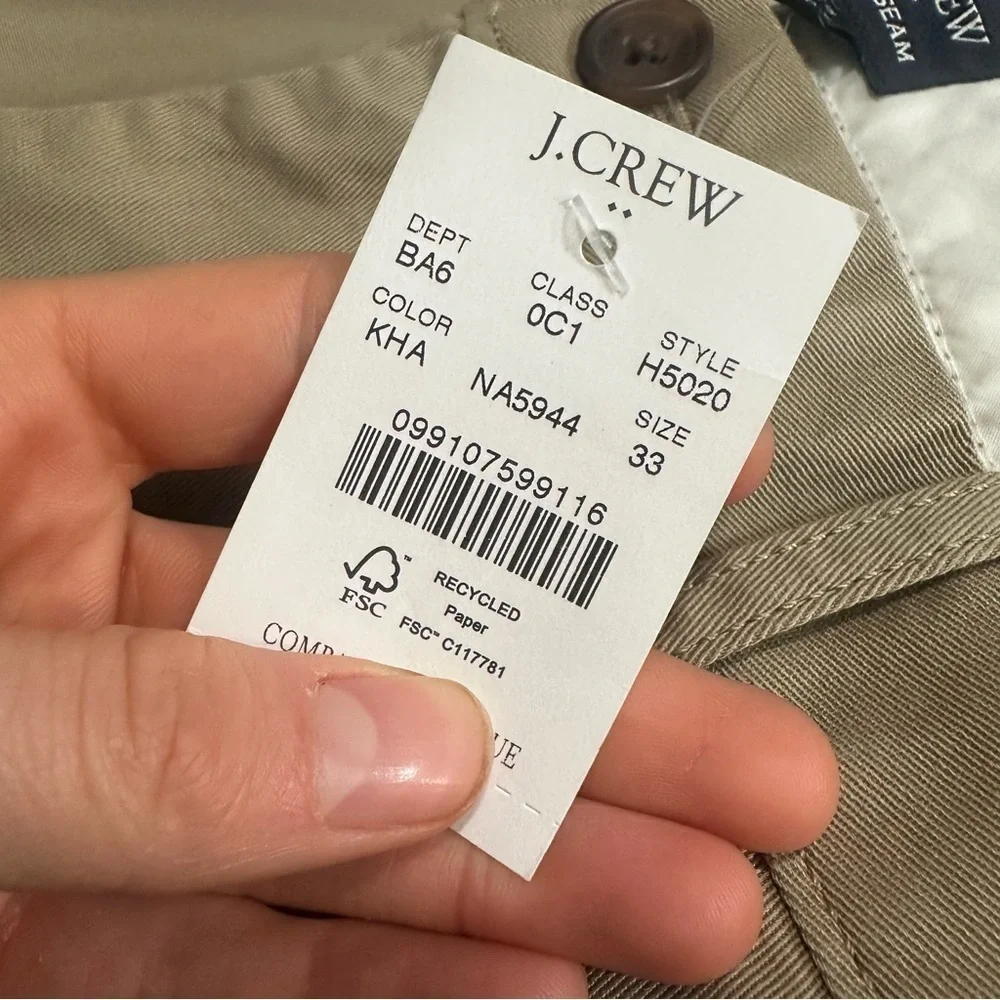 J crew khaki 9